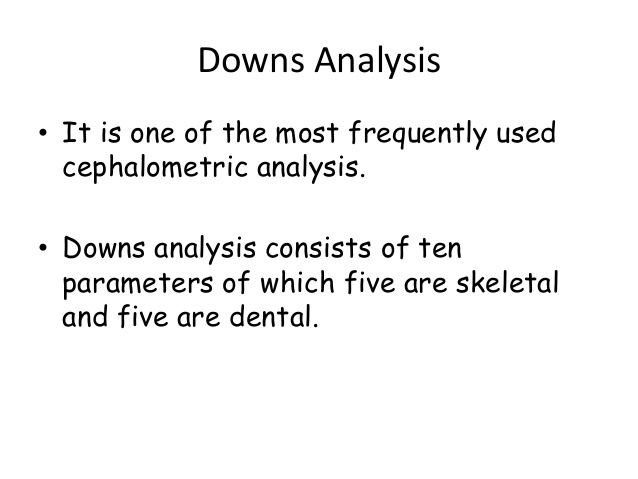 wits cephalometric analysis